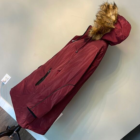 Bianca Nygard Sutton Parka with Faux Fur Trimmed Hood-1X - Picture 3 of 4